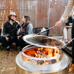 Discount Yukon 2.0 Feuerschale mit Standfuß, Komplett-Set Feuerkörbe & Feuerschalen