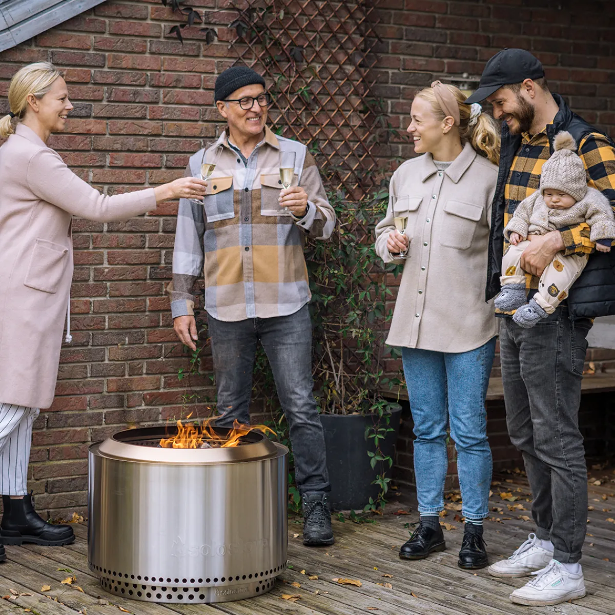 Hot Yukon 2.0 Feuerschale mit Standfuß, Garten-Set Feuerkörbe & Feuerschalen