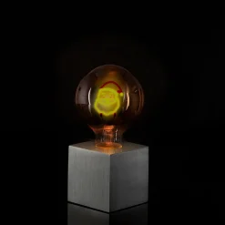 Cubic Tischleuchte Aluminium, mit Motiv Leuchtmittel Weihnachtsbeleuchtung|Wohnzimmer