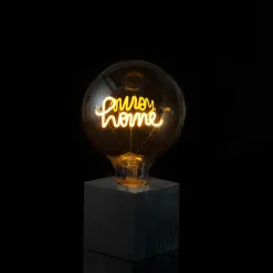 Outlet Cubic Tischleuchte schwarz, mit Motiv Leuchtmittel Weihnachtsbeleuchtung|Wohnzimmer