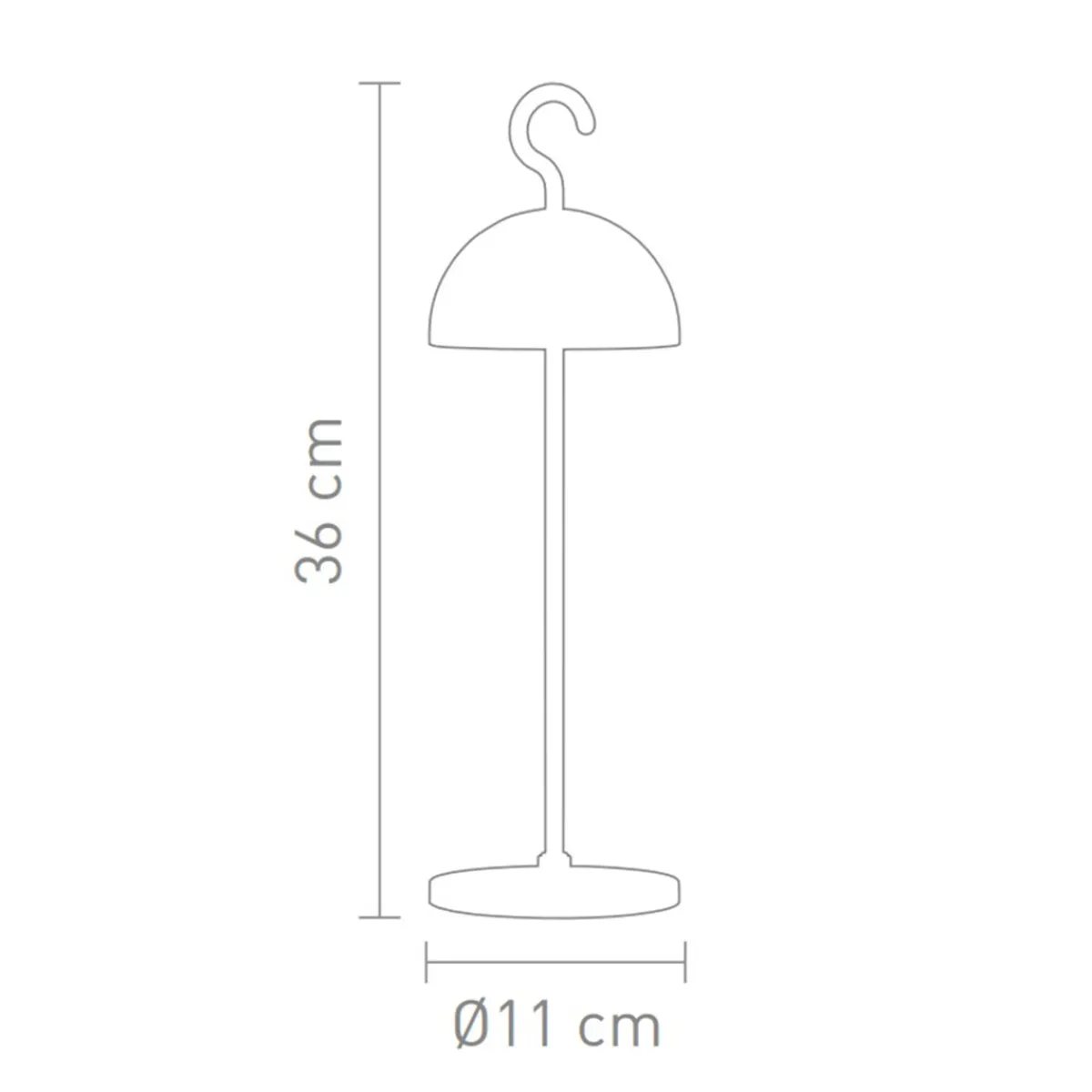 Discount Hook LED Akkutisch- / Pendelleuchte Terrassen|Akkuleuchten