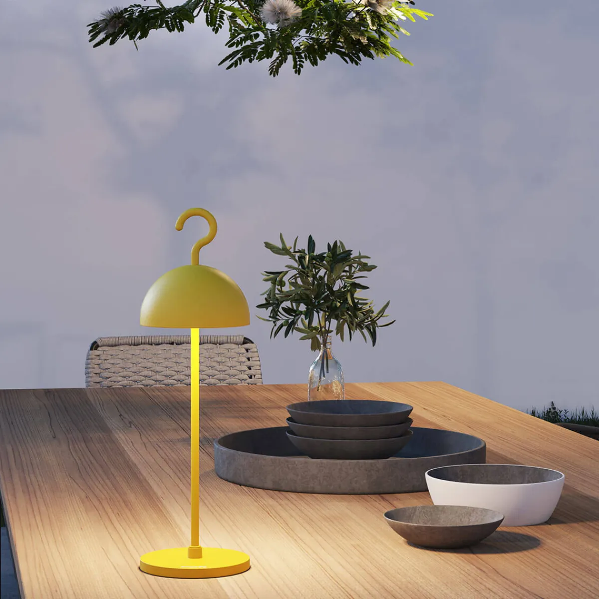 Discount Hook LED Akkutisch- / Pendelleuchte Terrassen|Akkuleuchten