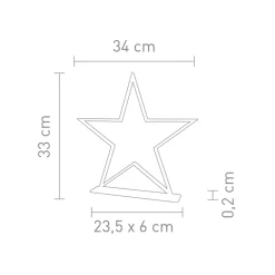 Outlet Lucy LED Tischleuchte Weihnachtsbeleuchtung|Dekoration