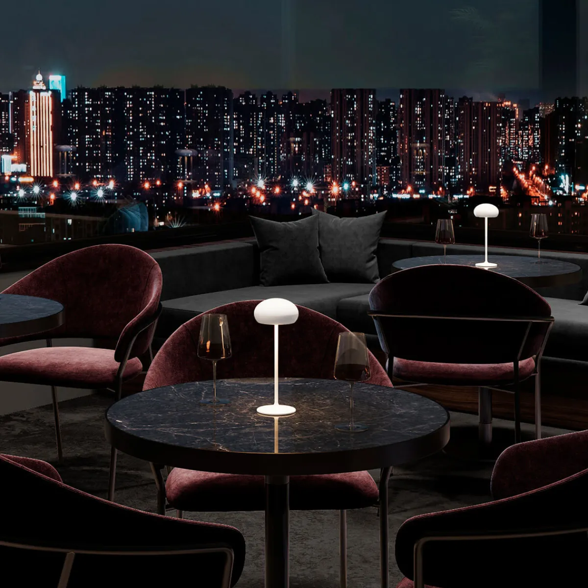 Pebble LED Akkuleuchte Terrassen|Akkuleuchten