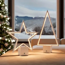 Online Pine 2.0 LED Akkuleuchte, Höhe: 47 cm Weihnachtsbeleuchtung|Dekoration