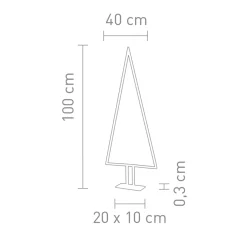 Clearance Pine LED Tischleuchte Weihnachtsbeleuchtung|Dekoration