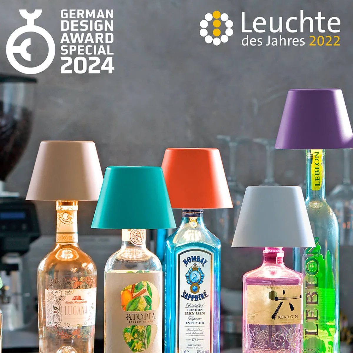 Hot Top 2.0 RGB LED Akkuleuchte & Flaschenaufsatz Gadgets & Technik|Dekoration