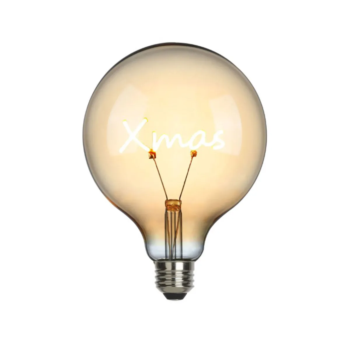 New Xmas LED Filament Globelampe E27 Amber, 1,5 W, 2000 K Weihnachtsbeleuchtung|E27