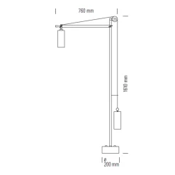 Discount BH 23 Bauhaus Stehleuchte Stehleuchten|Leseleuchten