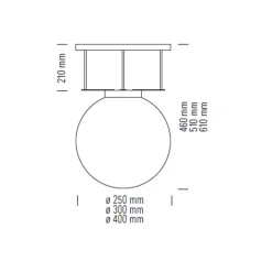 Outlet DMB 26 Bauhaus Deckenleuchte Wohnzimmer|Schlafzimmer