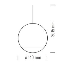 New Trabant Pendelleuchte, Ø: 14 cm Pendelleuchten