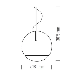 Discount Trabant Pendelleuchte, Ø: 18 cm Pendelleuchten