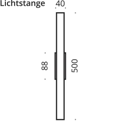 Lichtstange Klemmi LED Spiegelleuchte Flur|Wandleuchten