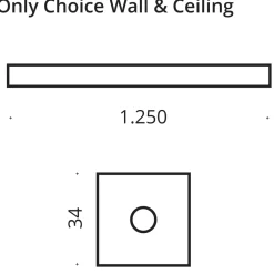 Sale Only Choice Wall Wandleuchte, 125 cm Wandleuchten|Flur