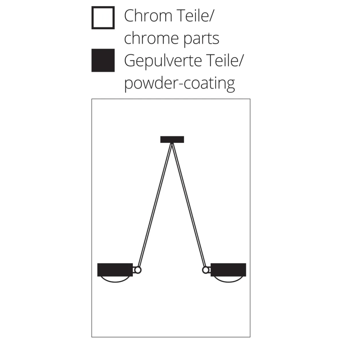 Hot Puk Maxx Ceiling Sister Single LED, 80 cm, Gehäuse Deckenleuchten|Flur