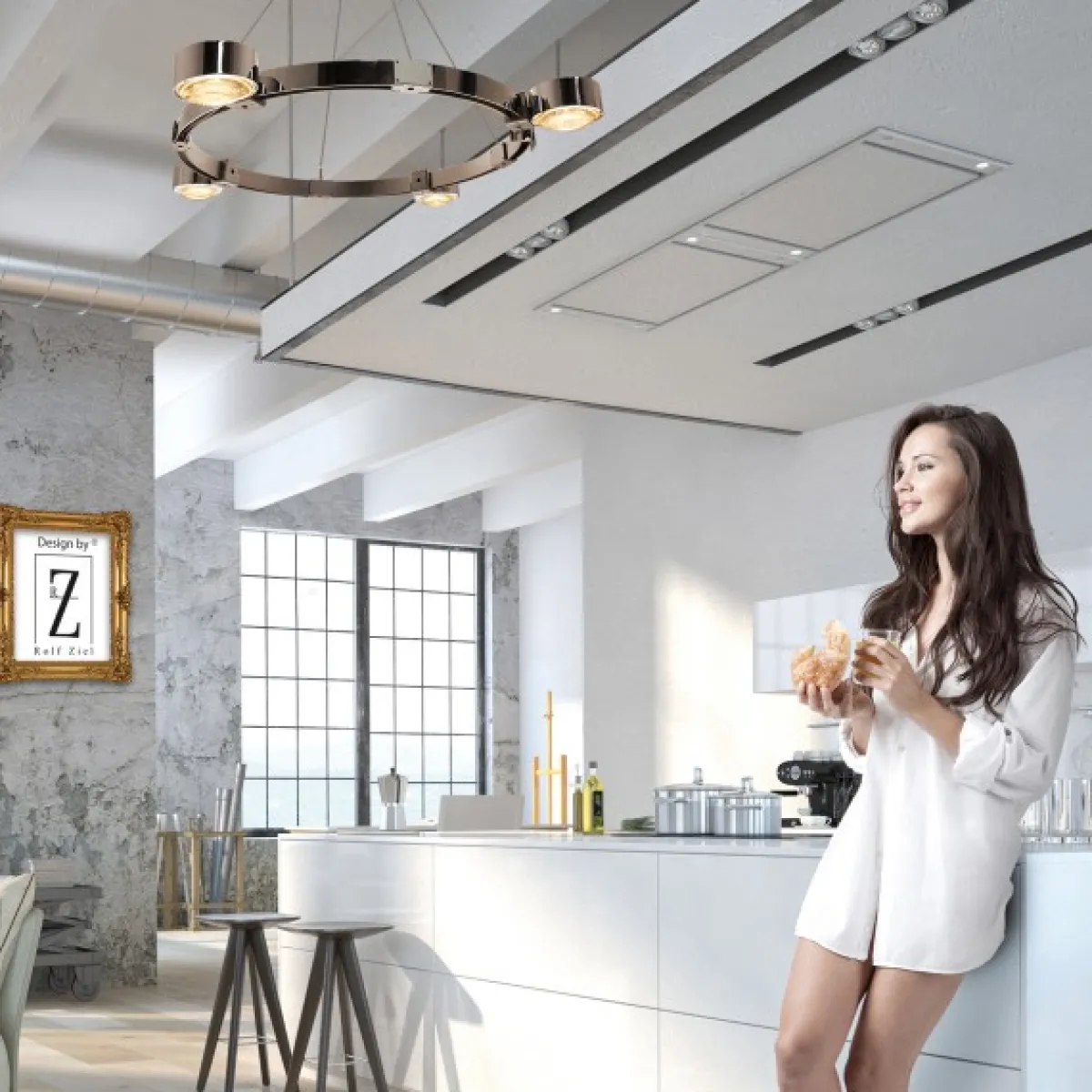 Sale Puk Maxx Crown LED M Pendelleuchte, Gehäuse, Abverkaufsware Pendelleuchten