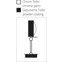 Discount Puk Maxx Hotel Wandleuchte, 30 cm, Gehäuse Hotellerie|Wandleuchten