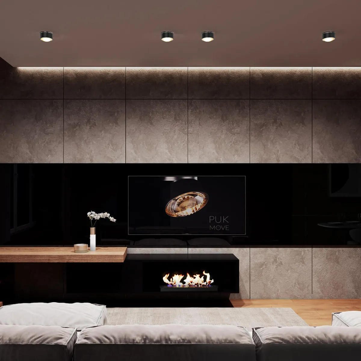 Discount Puk Maxx One 2 LED Deckenleuchte, Gehäuse Wohnzimmer|Flur