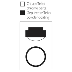 Puk Maxx Plus LED Deckenleuchte, Gehäuse Flur|Wohnzimmer