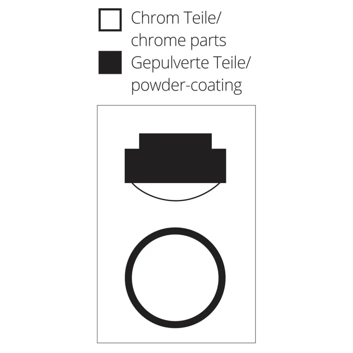 Puk Maxx Plus LED Deckenleuchte, Gehäuse Flur|Wohnzimmer