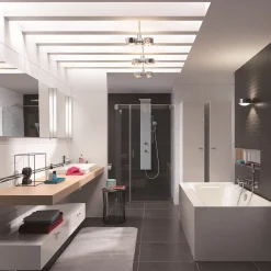 Puk Maxx Side Twin Ceiling LED Deckenleuchte, 20 cm, Gehäuse Wohnzimmer|Flur