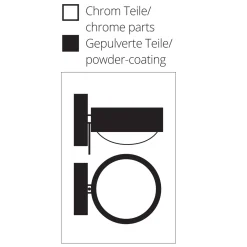 Puk Maxx Wall + Wandleuchte, Gehäuse Wohnzimmer|Flur