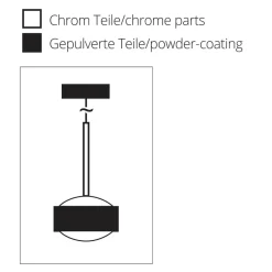 Clearance Puk Mini Drop Solo Pendelleuchte, Gehäuse Pendelleuchten