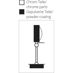 Outlet Puk Mini Hotel Wandleuchte, 30 cm, Gehäuse Hotellerie|Wohnzimmer