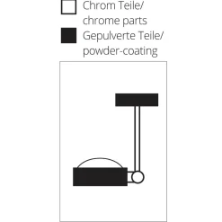 Discount Puk Mini Side Single Ceiling LED Deckenleuchte, 20 cm, Gehäuse Deckenleuchten|Flur