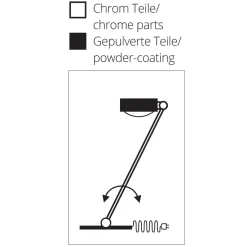 Outlet Puk Mini Table Single Tischleuchte, 60 cm, Gehäuse Tischleuchten|Schlafzimmer