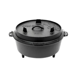 Discount Dutch Oven / Feuertopf 6,1L mit Füßen Grills & Pizzaöfen