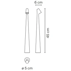 Outlet Africa 5580 LED Akkuleuchte Tischleuchten|Akkuleuchten