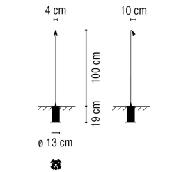 Sale Brisa LED Außenleuchte, 1-flg. Wege/Zufahrten|Terrassen