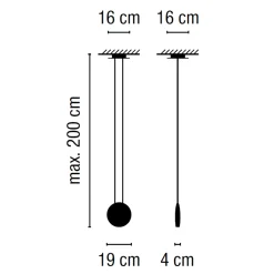 Discount Cosmos 2500 Pendelleuchte, Abverkaufsware Pendelleuchten