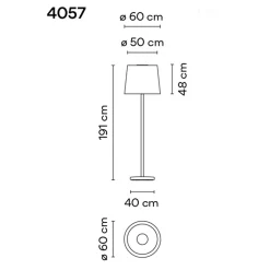 Discount Wind 4057 Outdoor LED Stehleuchte Terrassen|Dekorative Leuchten