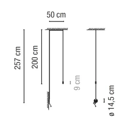 New Wireflow LED 0347 Pendelleuchte Essbereiche|Pendelleuchten