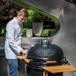 New Kamado Grill inkl. Ständer, Seitentischen & Pro Set, Sorglos-Paket Grills & Pizzaöfen