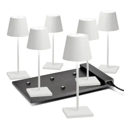 Outlet 6er Set Poldina Mini Pro LED Akkuleuchte inkl. Multi-Kontaktladestation Hotellerie|Gastronomie