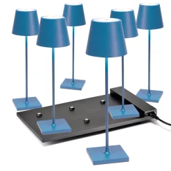 Clearance 6er Set Poldina Pro LED Akkuleuchte inkl. Multi-Kontaktladestation Hotellerie|Gastronomie
