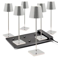 Clearance 6er Set Poldina Pro LED Akkuleuchte inkl. Multi-Kontaktladestation Hotellerie|Gastronomie