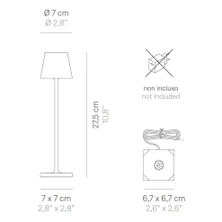 Discount Poldina micro Pro LED Akkuleuchte Terrassen|Dekorative Leuchten