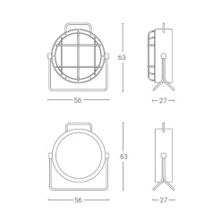 Sale Cantiere LED Steh- / Bodenleuchte Stehleuchten|Schlafzimmer