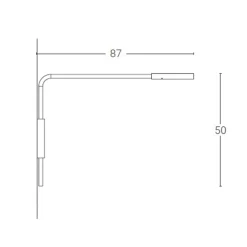 Meta LED Wandleuchte Wandleuchten|Schlafzimmer