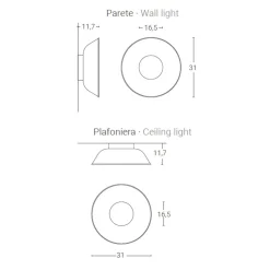 Online Reverb LED Wand- / Deckenleuchte Wandleuchten|Deckenleuchten