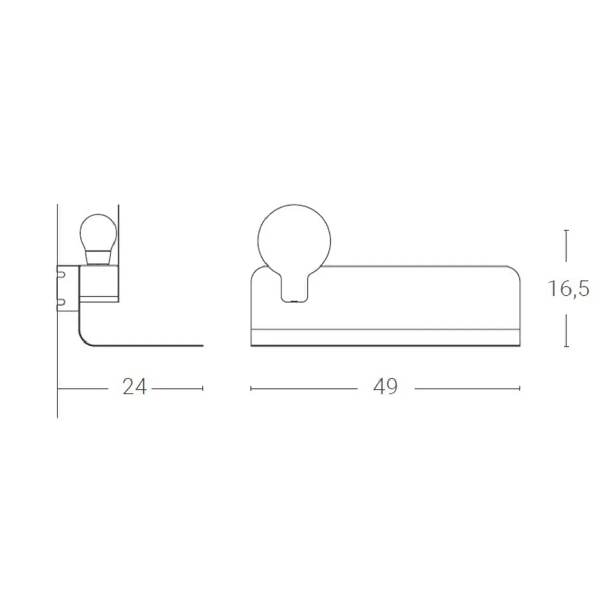 Sketch Wandleuchte Möbel|Wandleuchten